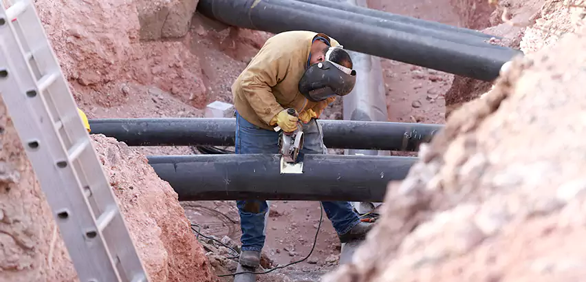 Cast Iron Sewer Pipe Replacement in Mundelein